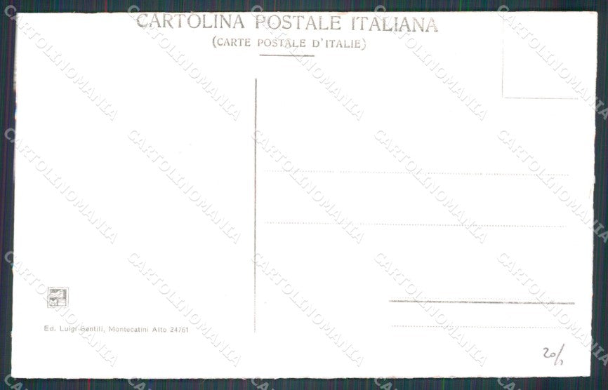 Pistoia Montecatini Alto Valdinievole Bellosguardo cartolina WX2372 – retro