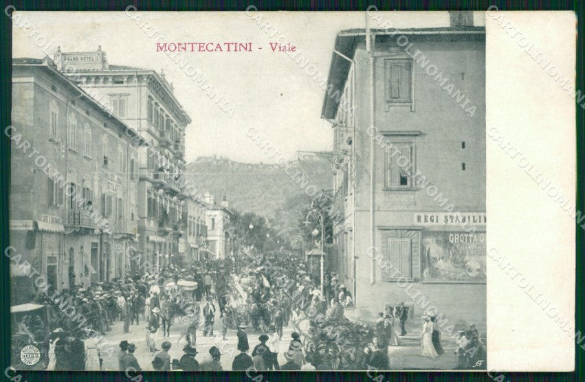 Pistoia Montecatini Alterocca 4022 cartolina WX2375 – fronte