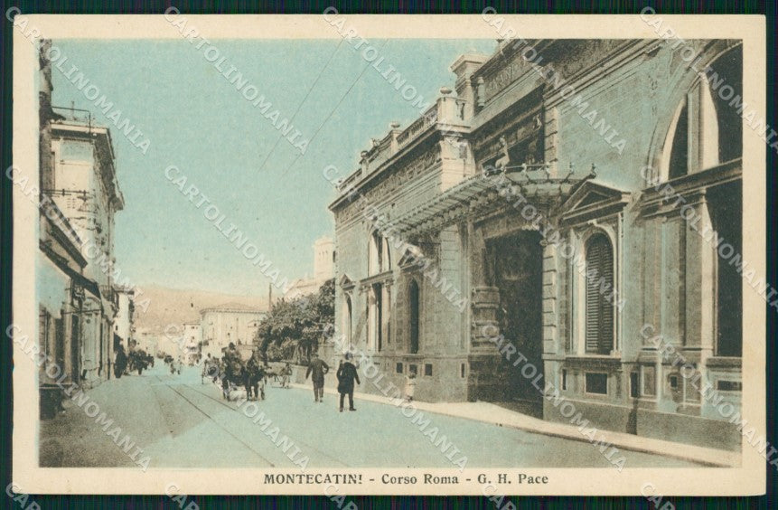 Pistoia Montecatini Corso Roma Carrozza cartolina WX2383 – fronte