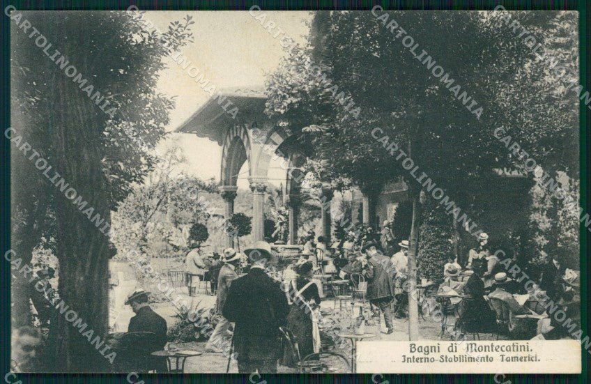 Pistoia Montecatini Stabilimento Tamerici cartolina WX2385 – fronte