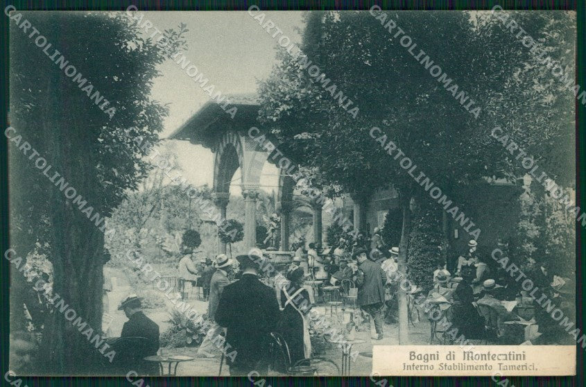 Pistoia Montecatini Stabilimento Tamerici cartolina WX2388 – fronte