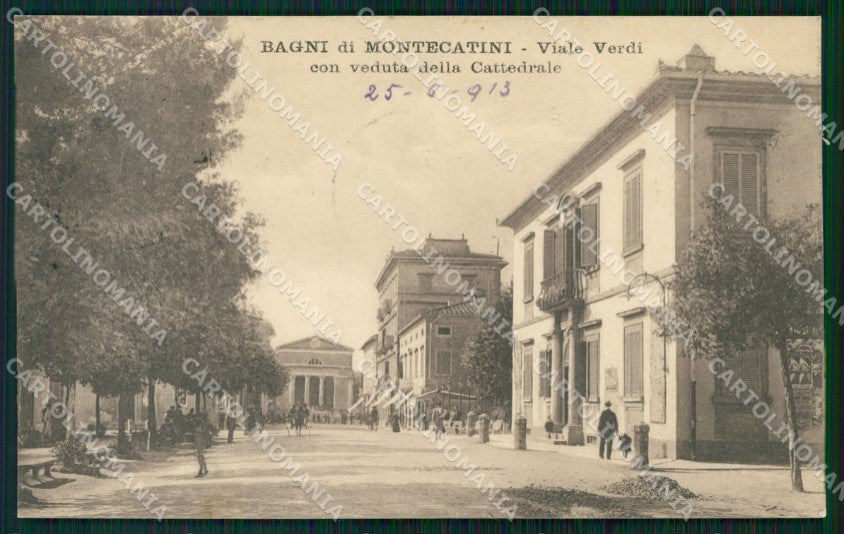 Pistoia Montecatini Viale Verdi Cattedrale cartolina WX2393 – fronte