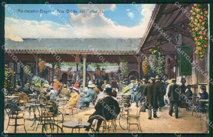 Pistoia Montecatini Stabilimento Tettuccio cartolina WX2395 – fronte