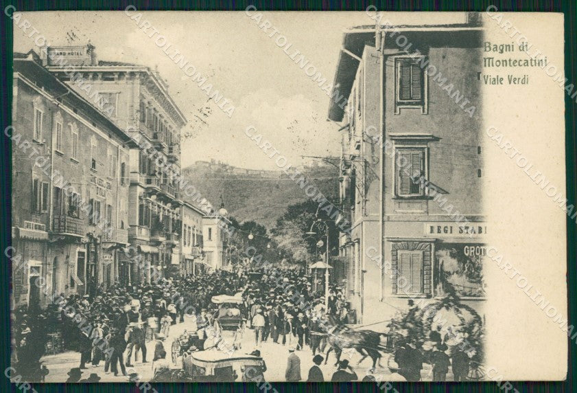 Pistoia Montecatini Viale Verdi cartolina WX2401 – fronte