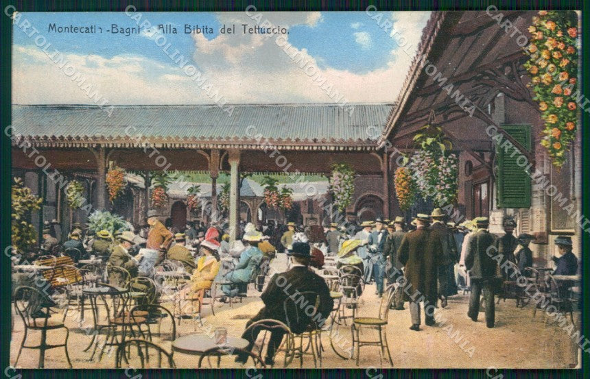 Pistoia Montecatini Stabilimento Tettuccio cartolina WX2407 – fronte
