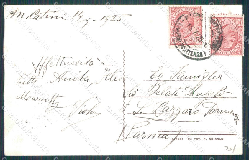 Pistoia Montecatini Hotel Croce di Malta cartolina WX2412 – retro