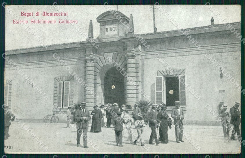 Pistoia Montecatini Stabilimento Tettuccio cartolina WX2423 – fronte