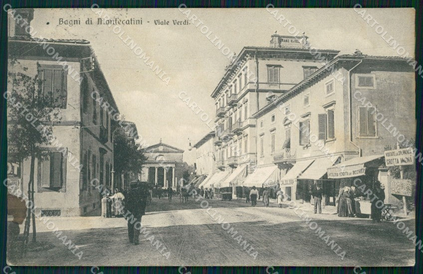 Pistoia Montecatini Viale Verdi cartolina WX2424 – fronte
