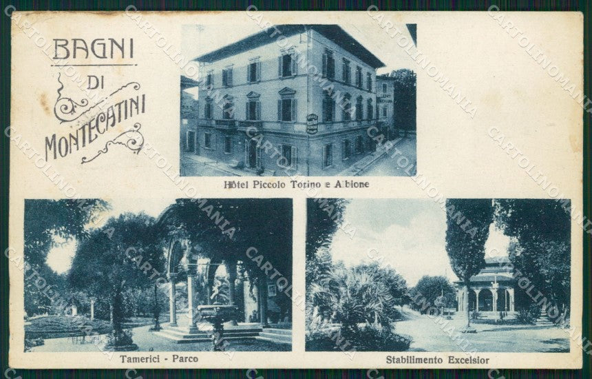Pistoia Montecatini Bagni di PIEGHINA cartolina WX2430 – fronte