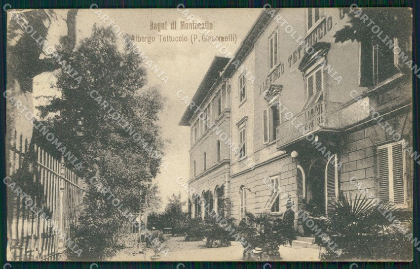 Pistoia Montecatini Albergo Tettuccio cartolina WX2436 – fronte