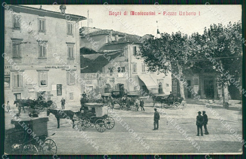 Pistoia Montecatini Carrozze Alterocca 6791 cartolina WX2437 – fronte