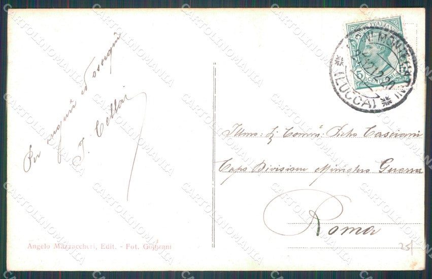 Pistoia Montecatini Carrozze Alterocca 6791 cartolina WX2437 – retro