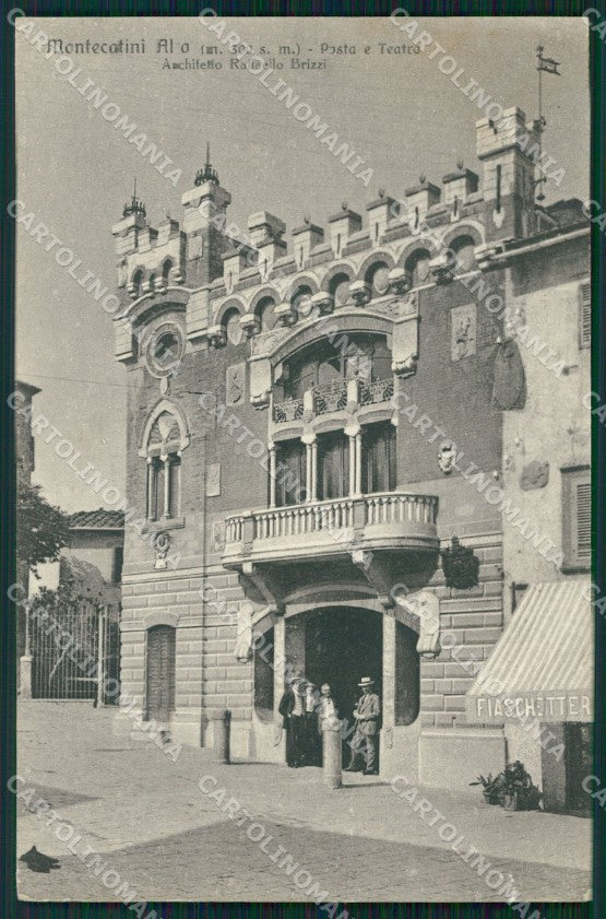 Pistoia Montecatini Alto Poste Teatro cartolina WX2444 – fronte