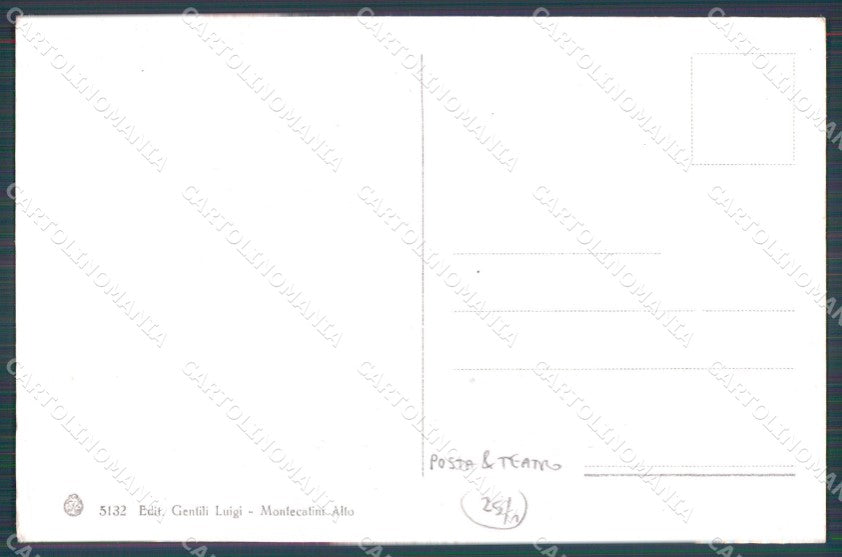 Pistoia Montecatini Alto Poste Teatro cartolina WX2444 – retro