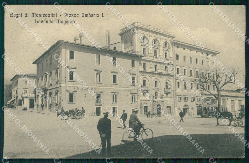 Pistoia Montecatini Locanda Maggiore cartolina WX2445 – fronte