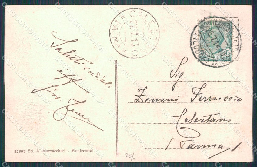 Pistoia Montecatini Locanda Maggiore cartolina WX2445 – retro