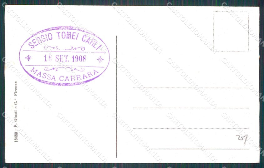 Pistoia Montecatini Stabilimento Tettuccio Auto cartolina WX2451 – retro