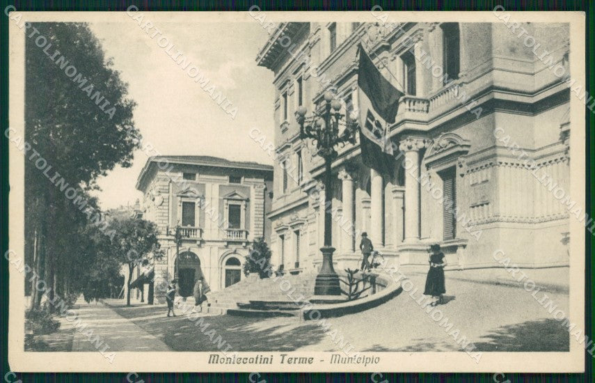 Pistoia Montecatini Municipio cartolina WX2457 – fronte