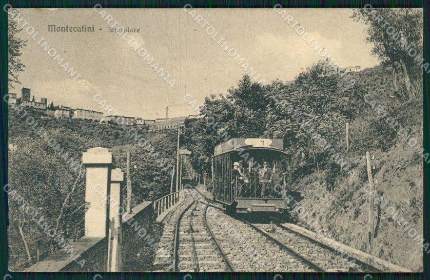 Pistoia Montecatini Funicolare cartolina WX2458 – fronte