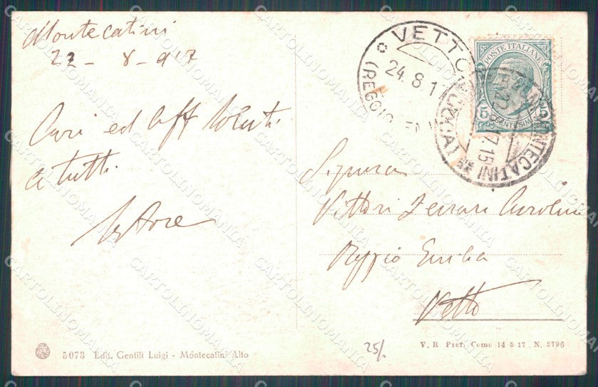 Pistoia Montecatini Funicolare cartolina WX2458 – retro