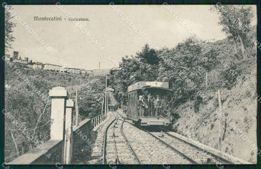 Pistoia Montecatini Funicolare cartolina WX2459 – fronte