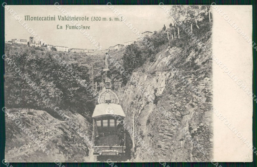Pistoia Montecatini Funicolare cartolina WX2460 – fronte