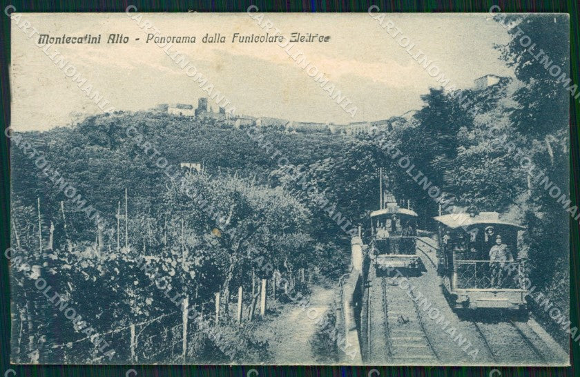 Pistoia Montecatini Funicolare cartolina WX2462 – fronte