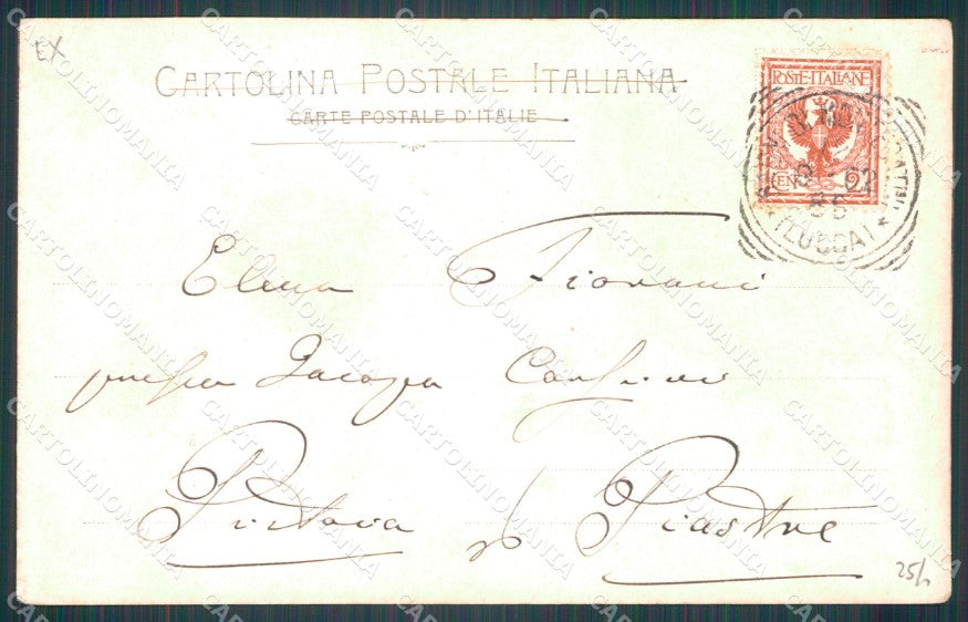 Pistoia Montecatini Funicolare PIEGHINA cartolina WX2463 – retro