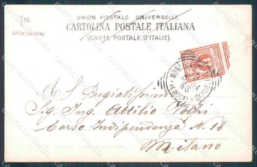 Pistoia Montecatini Foto cartolina WX2466 – retro