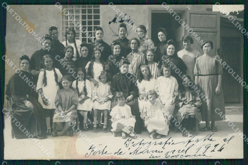 Lucca Forte dei Marmi 1924 MACCHIE Foto cartolina WX2468 – fronte