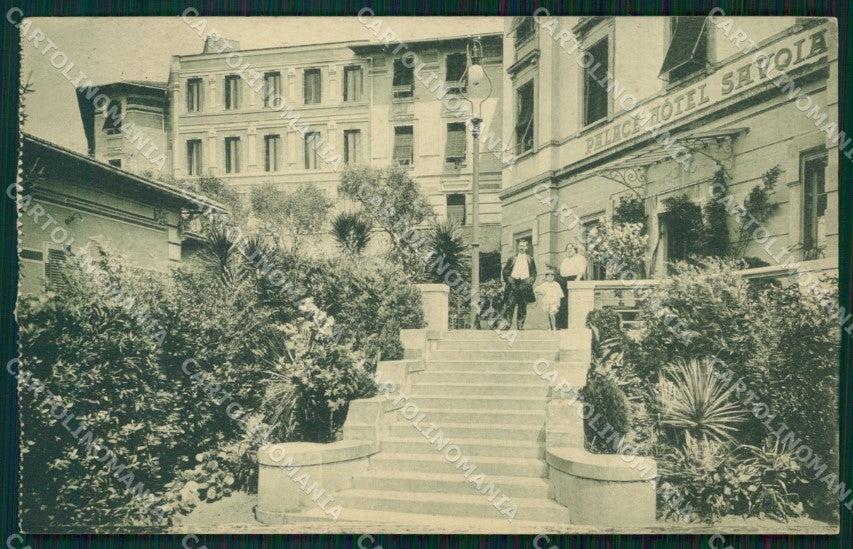 Pistoia Montecatini Palace Hotel Savoia cartolina WX2477 – fronte