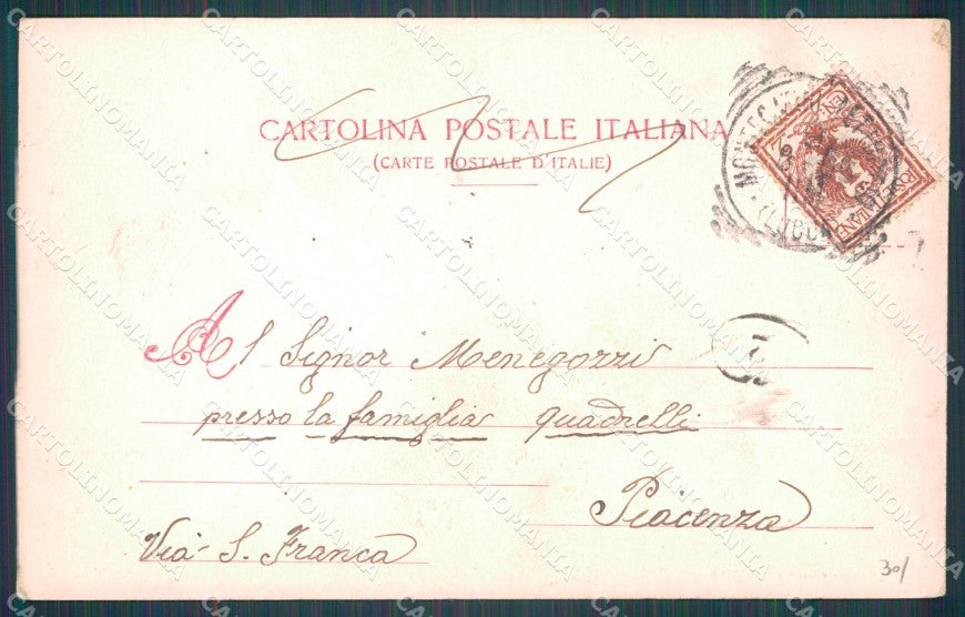 Pistoia Montecatini Grande Albergo Gabbrielli cartolina WX2478 – retro