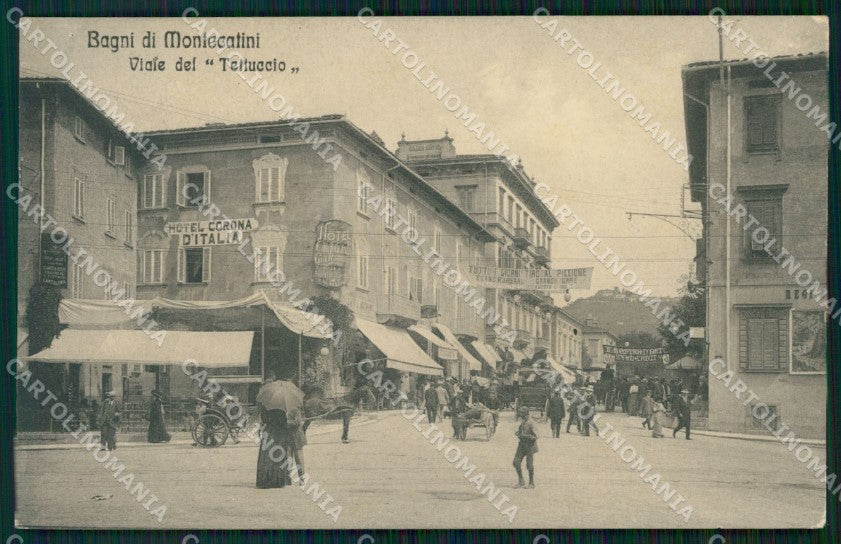 Pistoia Montecatini Viale del Tettuccio cartolina WX2479 – fronte