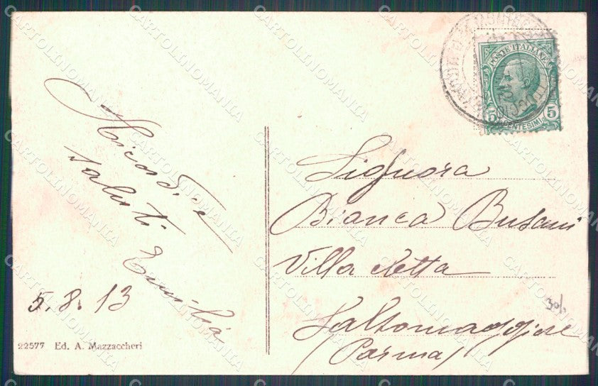 Pistoia Montecatini Viale del Tettuccio cartolina WX2479 – retro