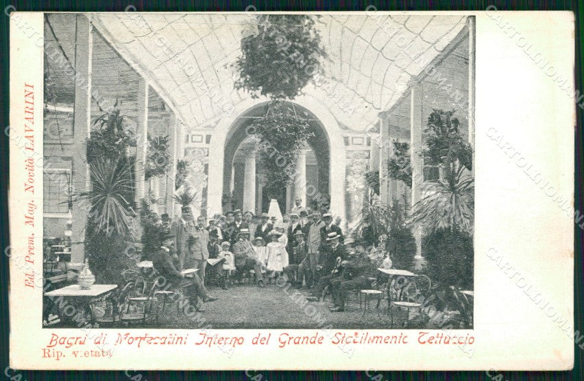 Pistoia Montecatini Stabilimento Tettuccio cartolina WX2487 – fronte