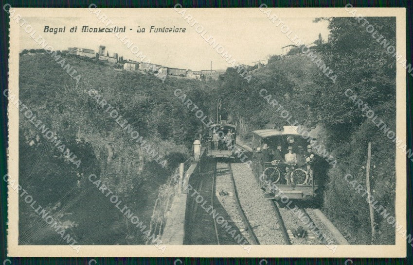 Pistoia Montecatini Funicolare cartolina WX2489 – fronte