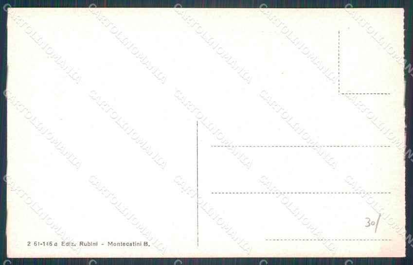 Pistoia Montecatini Funicolare cartolina WX2489 – retro