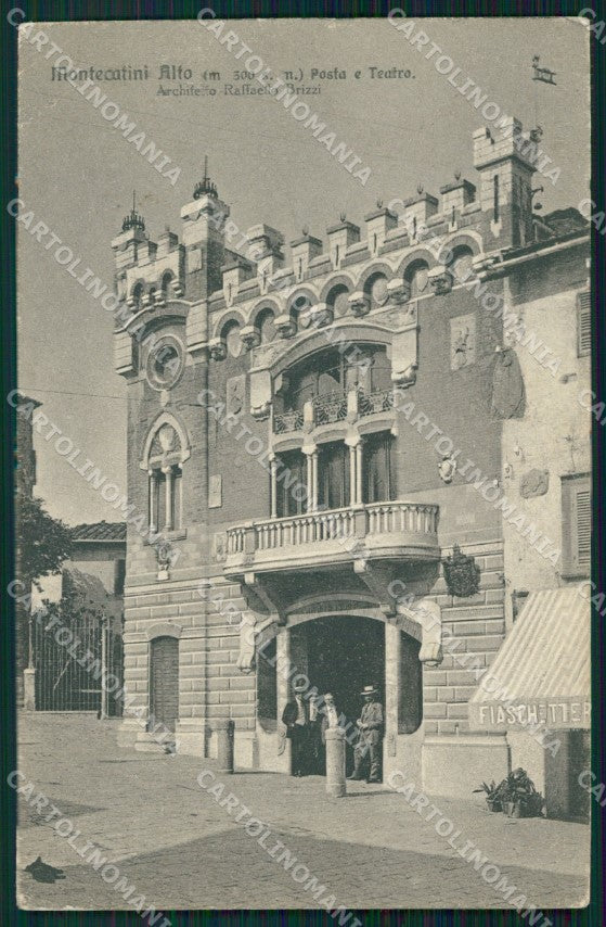 Pistoia Montecatini Alto Posta PIEGHE cartolina WX2490 – fronte