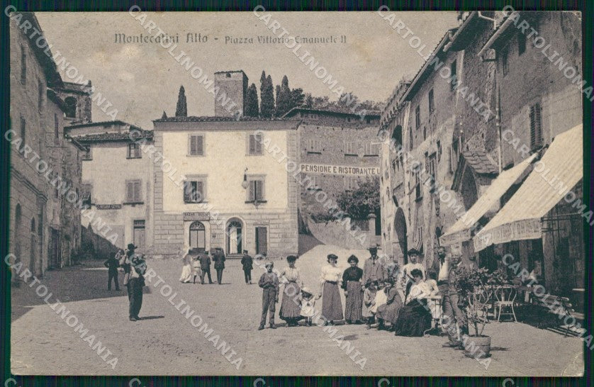 Pistoia Montecatini Alto PIEGHINA cartolina WX2491 – fronte
