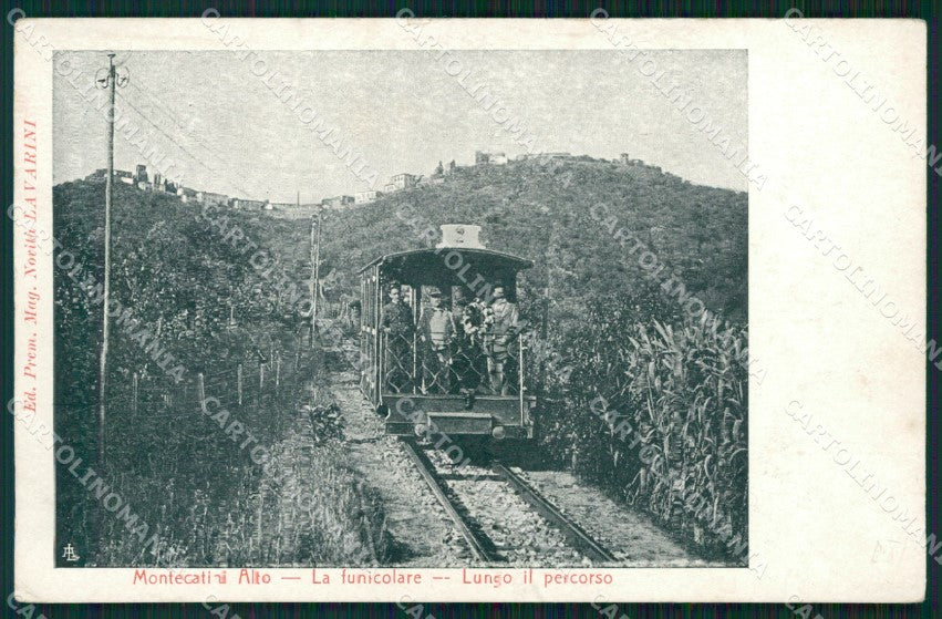 Pistoia Montecatini Alto Funicolare PIEGHINA cartolina WX2492 – fronte