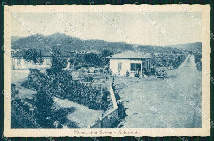 Pistoia Montecatini Autostrada Auto cartolina WX2495 – fronte