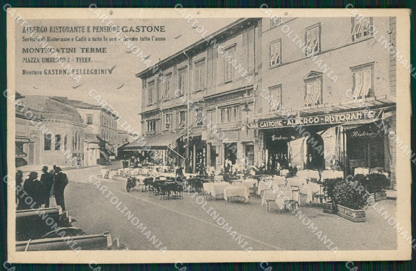 Pistoia Montecatini Albergo Gastone FORI cartolina WX2504 – fronte