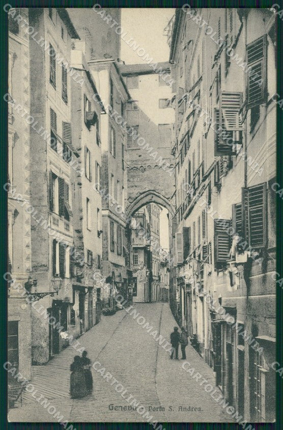 Genova Città Porta Sant'Andrea cartolina WX2517 – fronte
