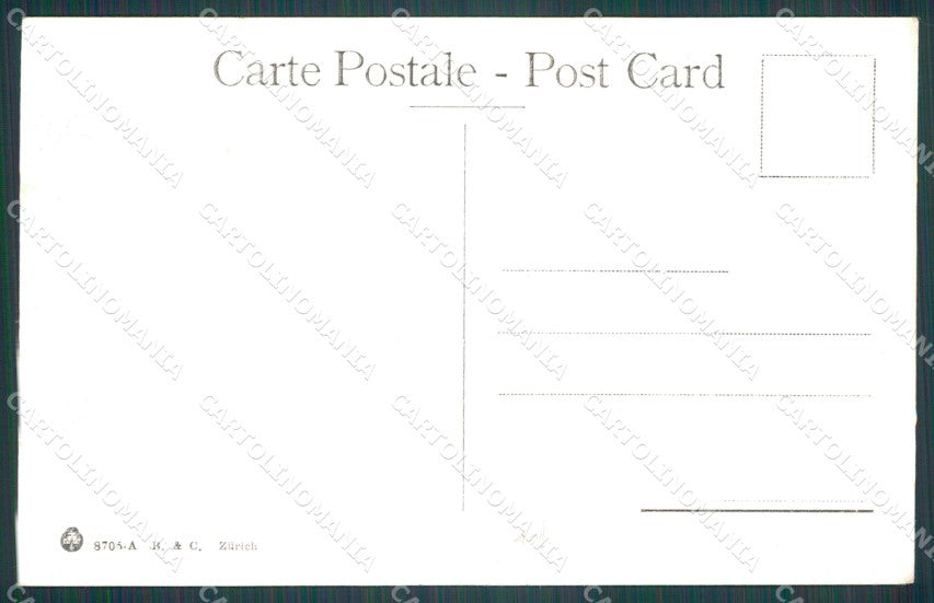 Genova Città Hotel Miramare cartolina WX2522 – retro