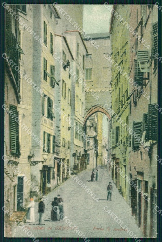 Genova Città Porta Sant'Andrea cartolina WX2528 – fronte