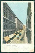 Genova Città Via Roma Tram cartolina WX2529 – fronte