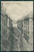 Genova Città Via XX Settembre Tram cartolina WX2531 – fronte