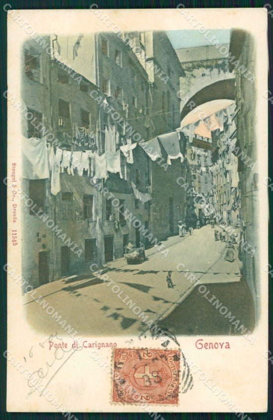 Genova Città Ponte di Carignano cartolina WX2534 – fronte