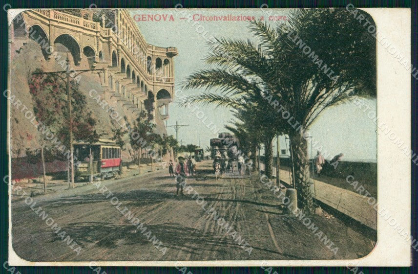 Genova Città Circonvallazione a Mare cartolina WX2537 – fronte