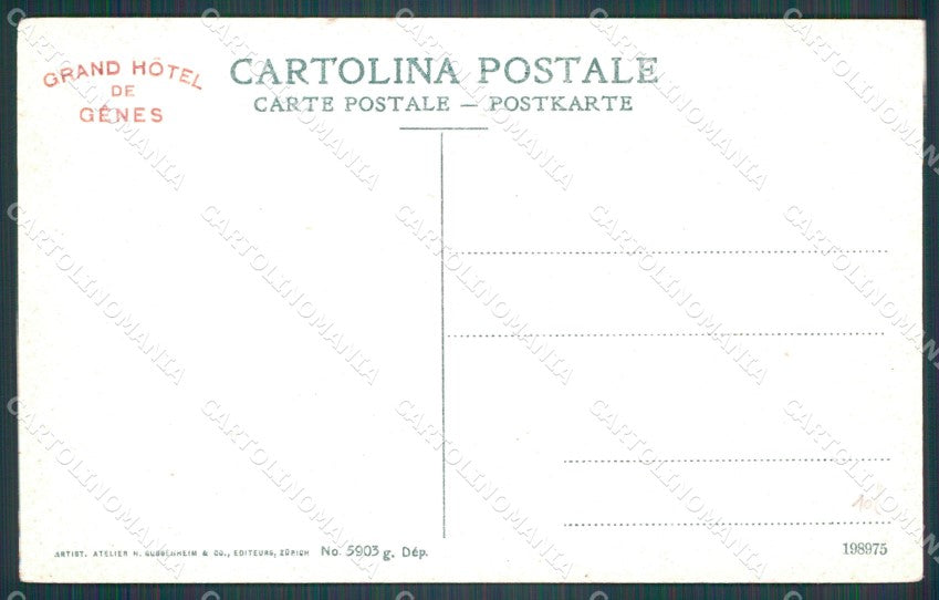 Genova Città Circonvallazione a Mare cartolina WX2541 – retro